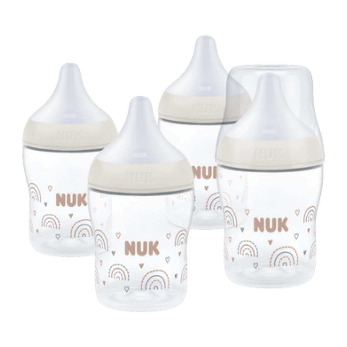 NUK Perfect Match 4pk Bottle Set, 150ml