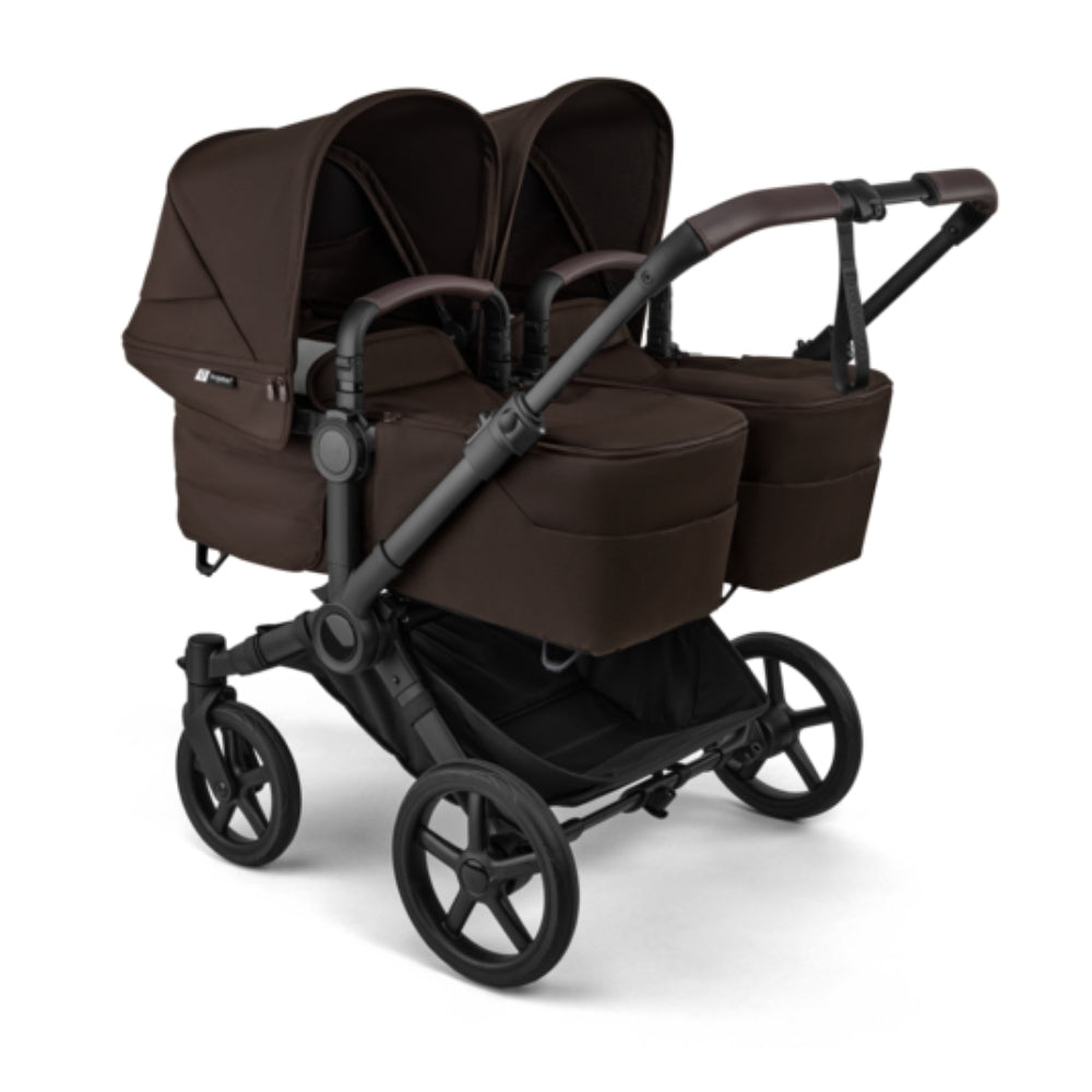Bugaboo Donkey 6 Twin Pushchair, Cocoa Brown