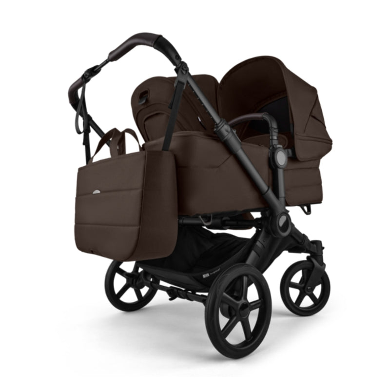 Bugaboo Donkey 6 Twin Pushchair, Cocoa Brown