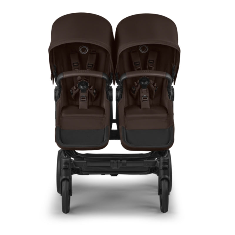 Bugaboo Donkey 6 Twin Pushchair, Cocoa Brown