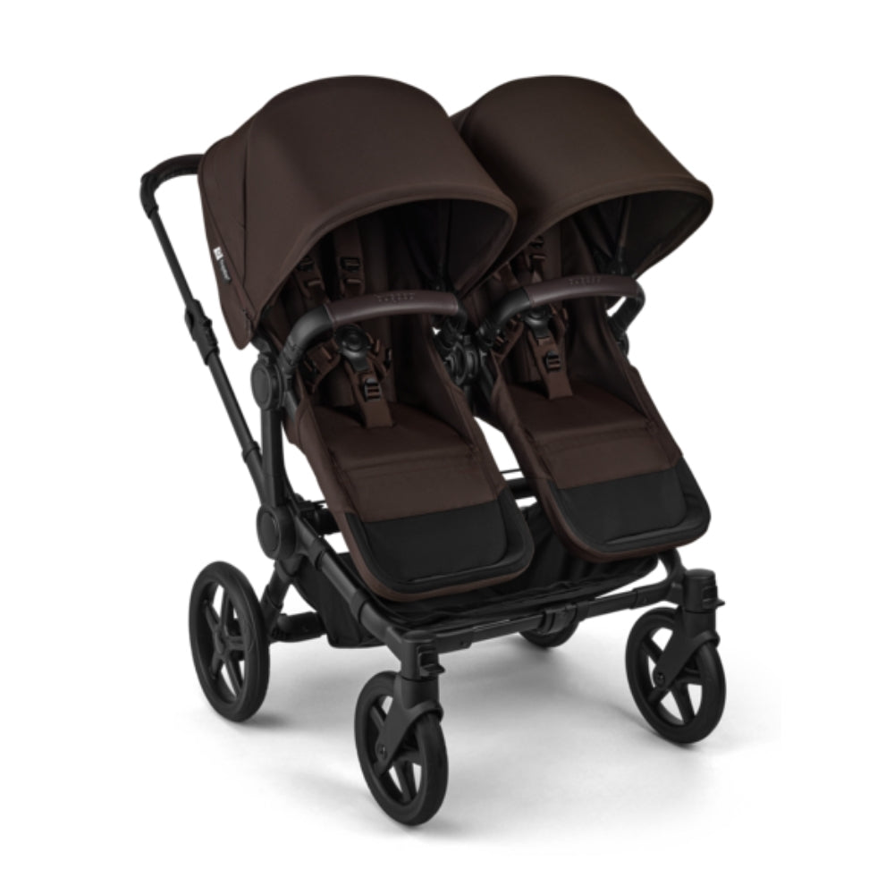 Bugaboo Donkey 6 Twin Pushchair, Cocoa Brown