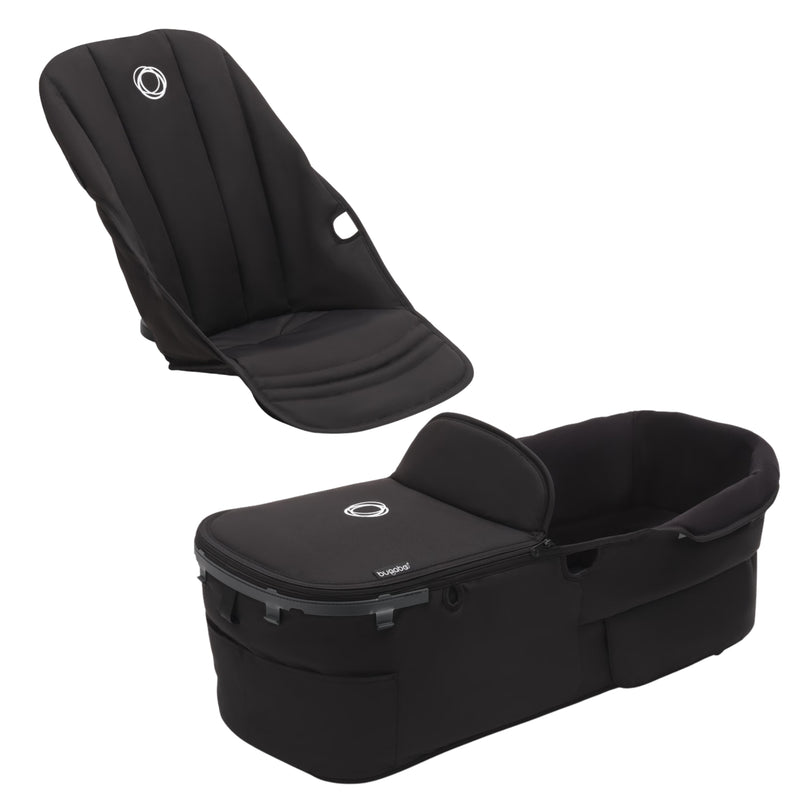 Bugaboo Fox 5 Replacement Seat & Carrycot Fabric Set - Black