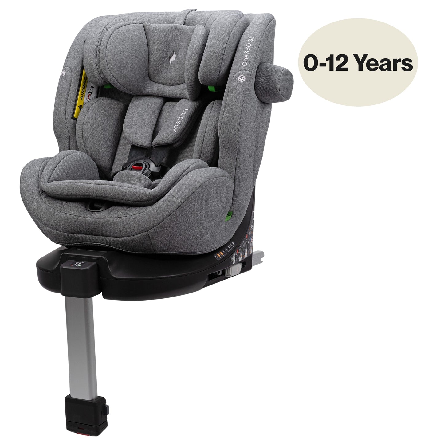 Osann One 360 SL R129 i-Size Car Seat, Iron