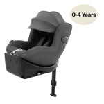 Cybex Sirona Ti i-Size Car Seat, Mirage Grey Plus (Integrated Base)