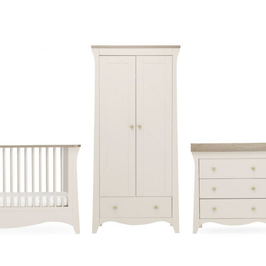 CuddleCo Clara 3 Piece Nursery Set Cashmere