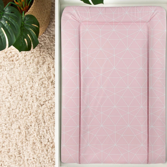 CuddleCo Baby Changing Mat, Pink Geo