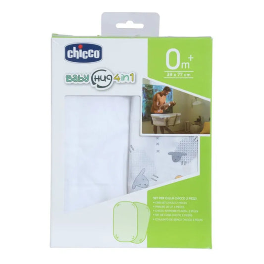 Chicco Hug 4-in-1 Sheets, Grey Sheep