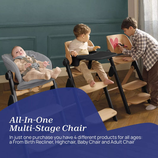 Chicco Meraviglia 4-in-1 Highchair, Ebony