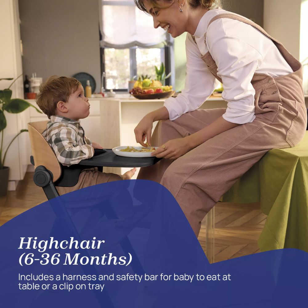 Chicco Meraviglia 4-in-1 Highchair, Ebony