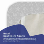 Chicco Next2Me Air Crib Sheets, Grey Fox