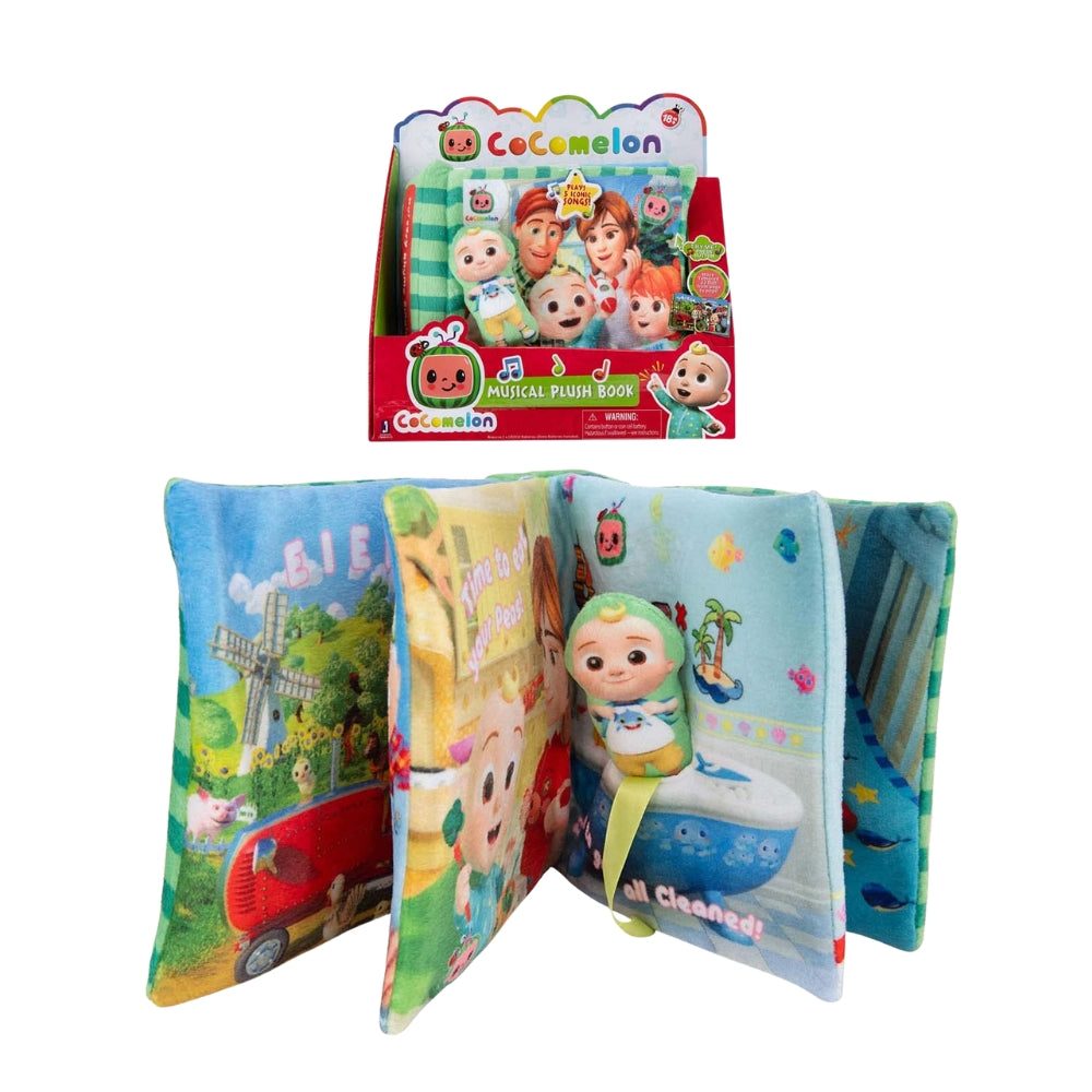 Cocomelon Musical Plush Book