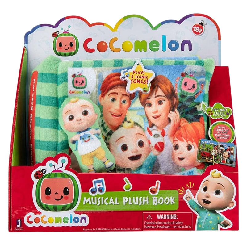 Cocomelon Musical Plush Book