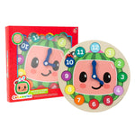 Cocomelon Wooden Learning Clock Puzzle