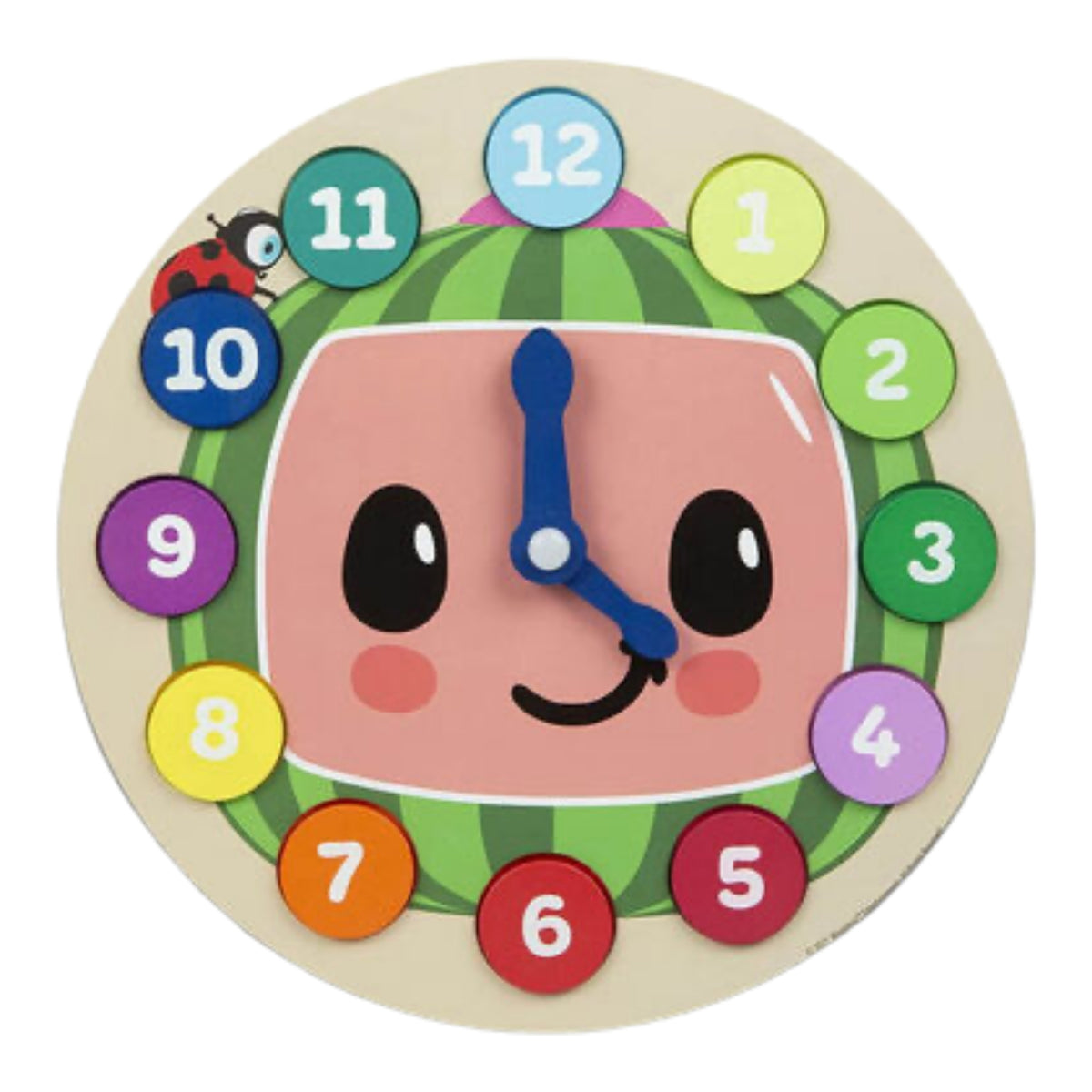 Cocomelon Wooden Learning Clock Puzzle
