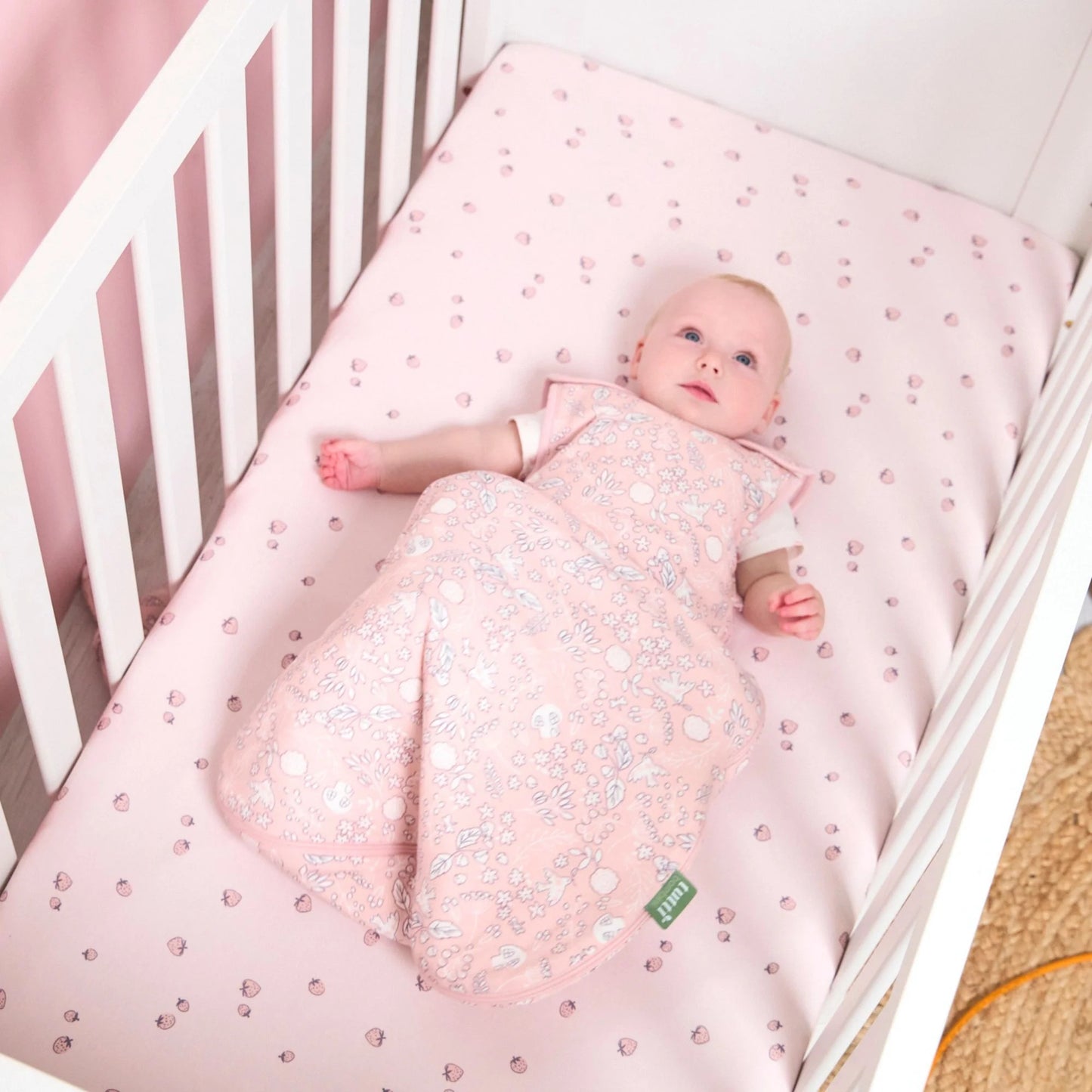 Tutti Bambini Cot Bed Fitted Sheets 2pk, Tiny Tails