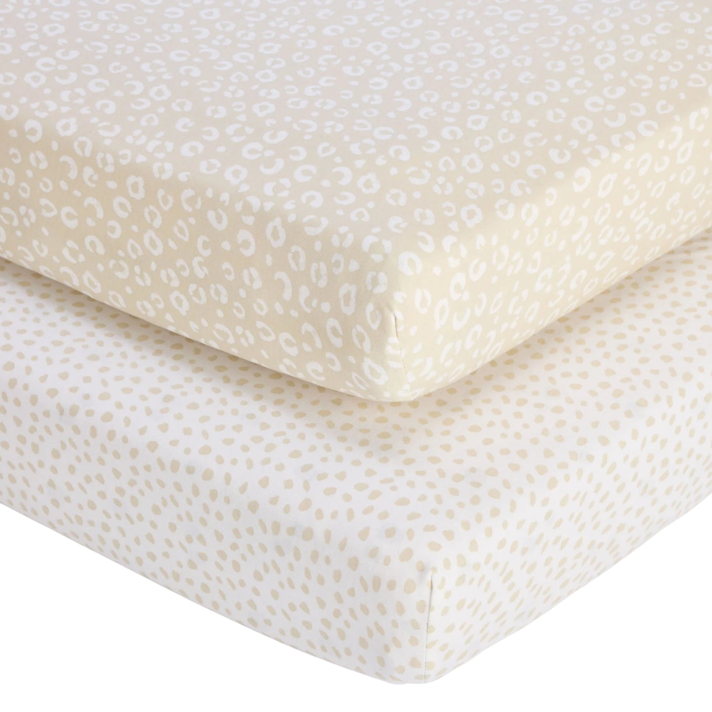 Tutti Bambini Cot Bed Fitted Sheets 2pk, Love Cats