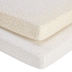 Tutti Bambini Cot Bed Fitted Sheets 2pk, Love Cats