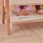 Tutti Bambini CoZee Air Crib, Scandinavian Walnut & Ecru