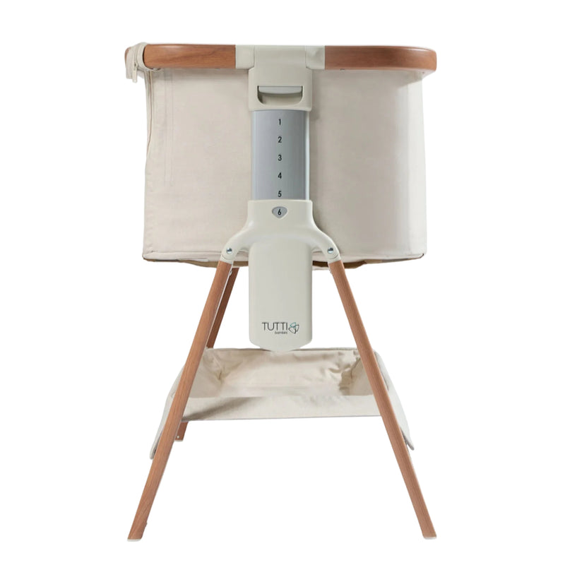Tutti Bambini CoZee Crib, Scandinavian Walnut & Ecru