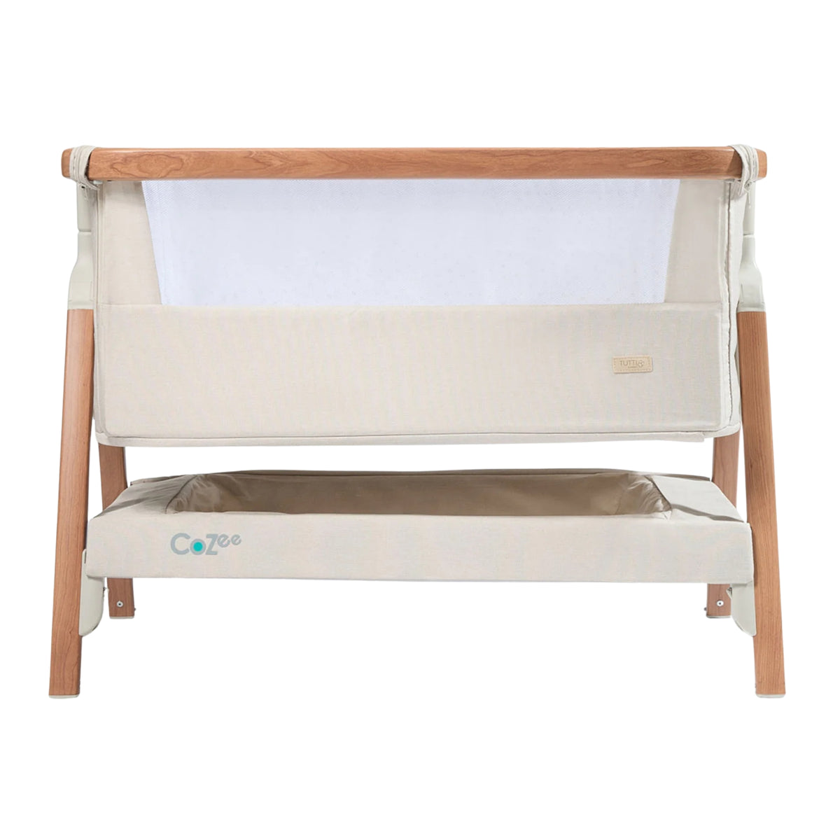 Tutti Bambini CoZee Crib, Scandinavian Walnut & Ecru