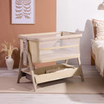 Tutti Bambini Cozee Zen Bedside Crib, Sand