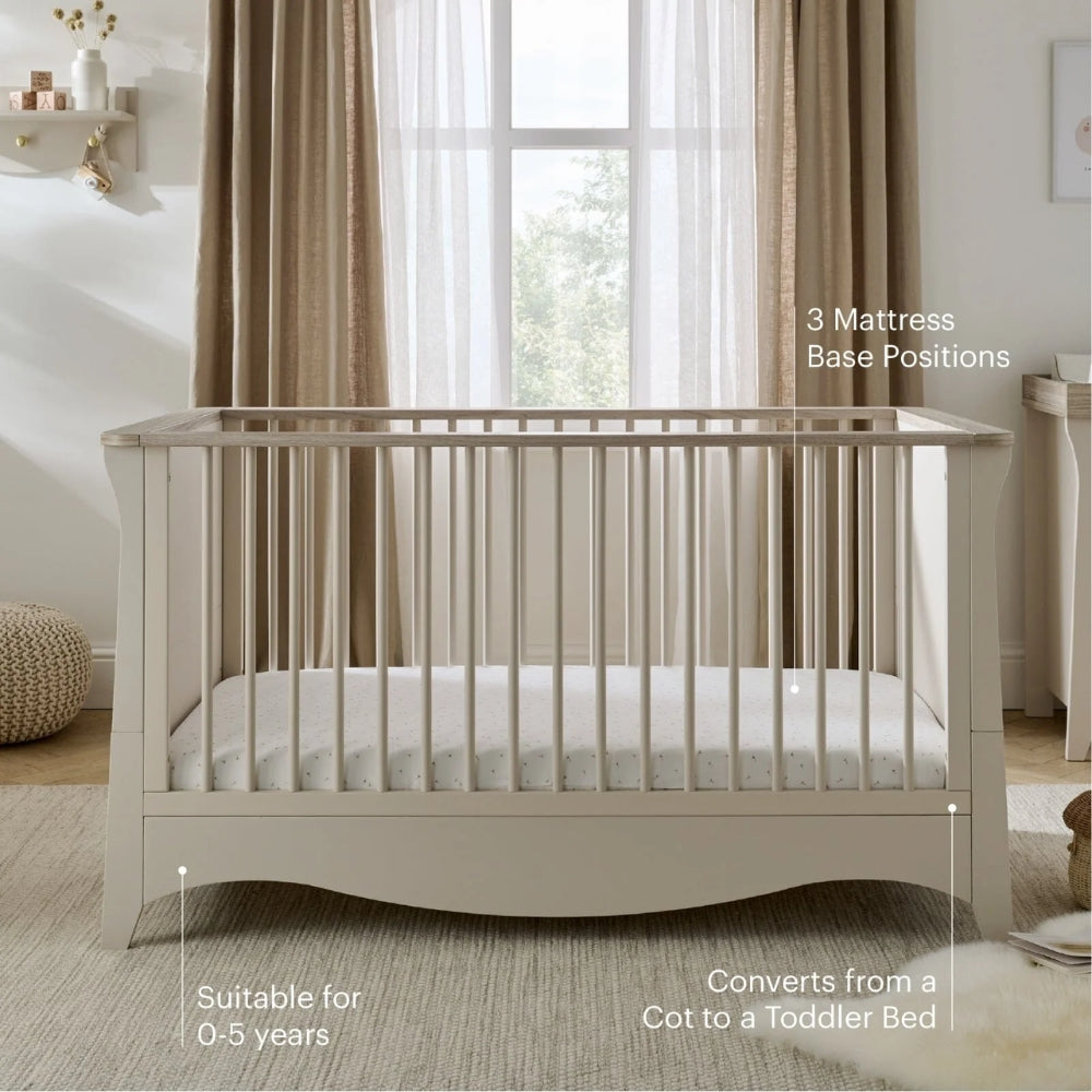 CuddleCo Clara Luxe 2pc Room Set, Cashmere/Ash