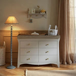 CuddleCo Clara Luxe 2pc Room Set, Cashmere/Ash