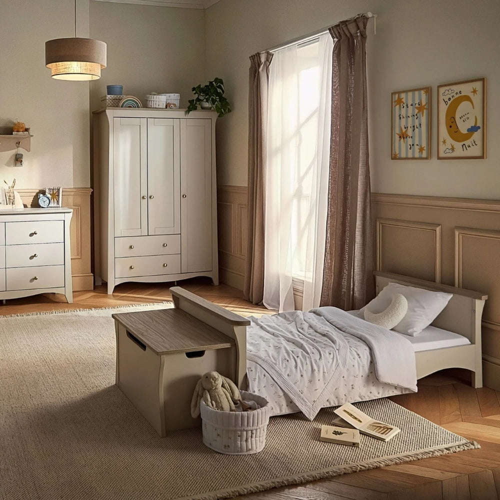 CuddleCo Clara Luxe 3pc Room Set, Cashmere/Ash