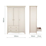 CuddleCo Clara Luxe 3pc Room Set, Cashmere/Ash