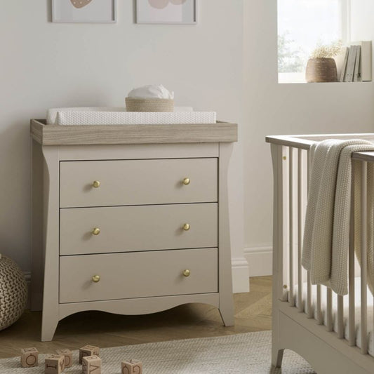 CuddleCo 3 Drawer Dresser & Changer, Cashmere