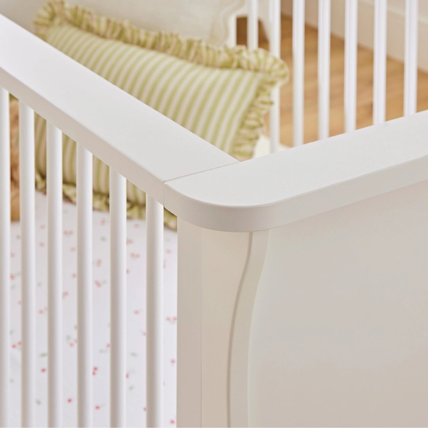 CuddleCo Clara 3pc Nursery Room Set & Mattress, White