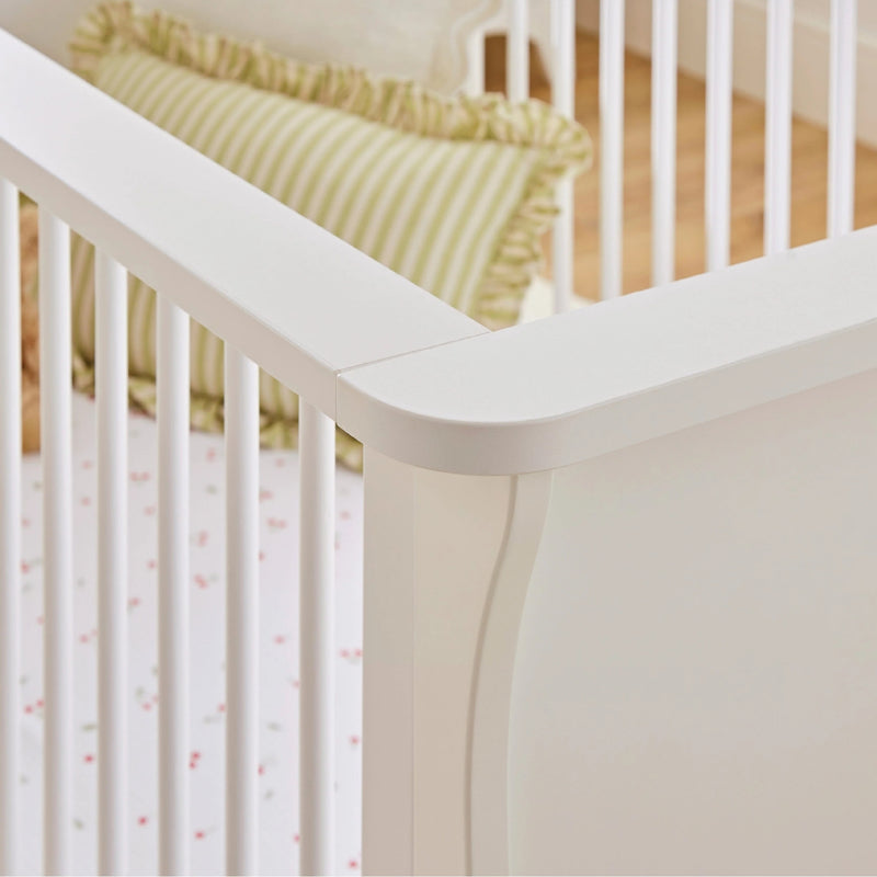 CuddleCo Clara 3pc Nursery Room Set & Mattress, White