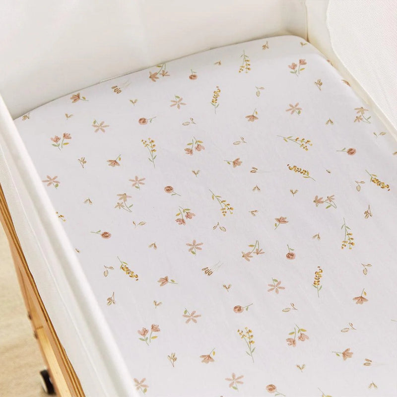 CuddleCo 6pc Co-Sleeper Bedding Set, Cashmere Meadow