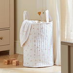 CuddleCo Large Quilted Storage Basket, Cashmere Meadow
