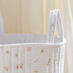 CuddleCo Large Quilted Storage Basket, Cashmere Meadow