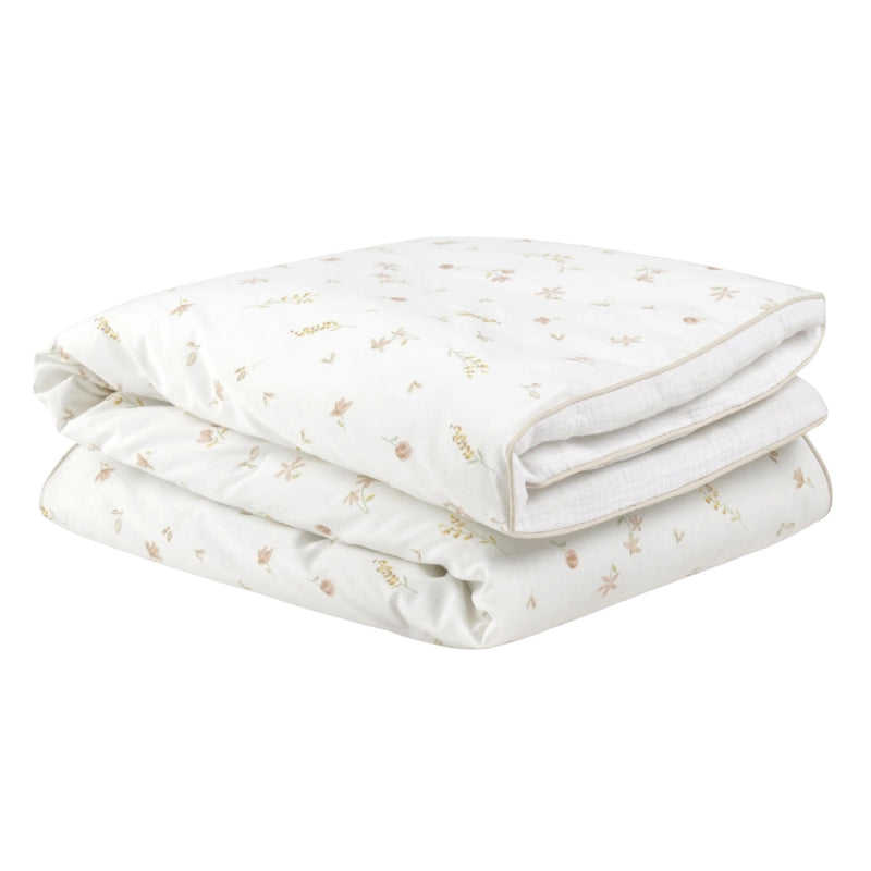 CuddleCo 4pc Cot Bed Bedding Set, Cashmere Meadow
