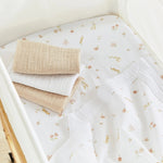 CuddleCo 6pc Co-Sleeper Bedding Set, Cashmere Meadow