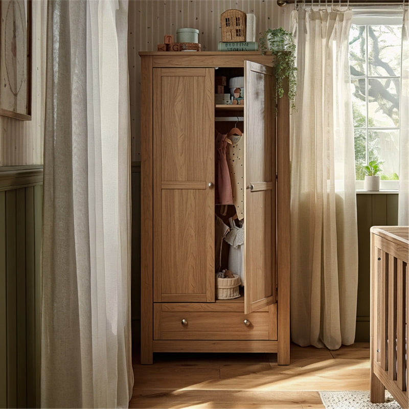 CuddleCo Burford Wardrobe, Oak