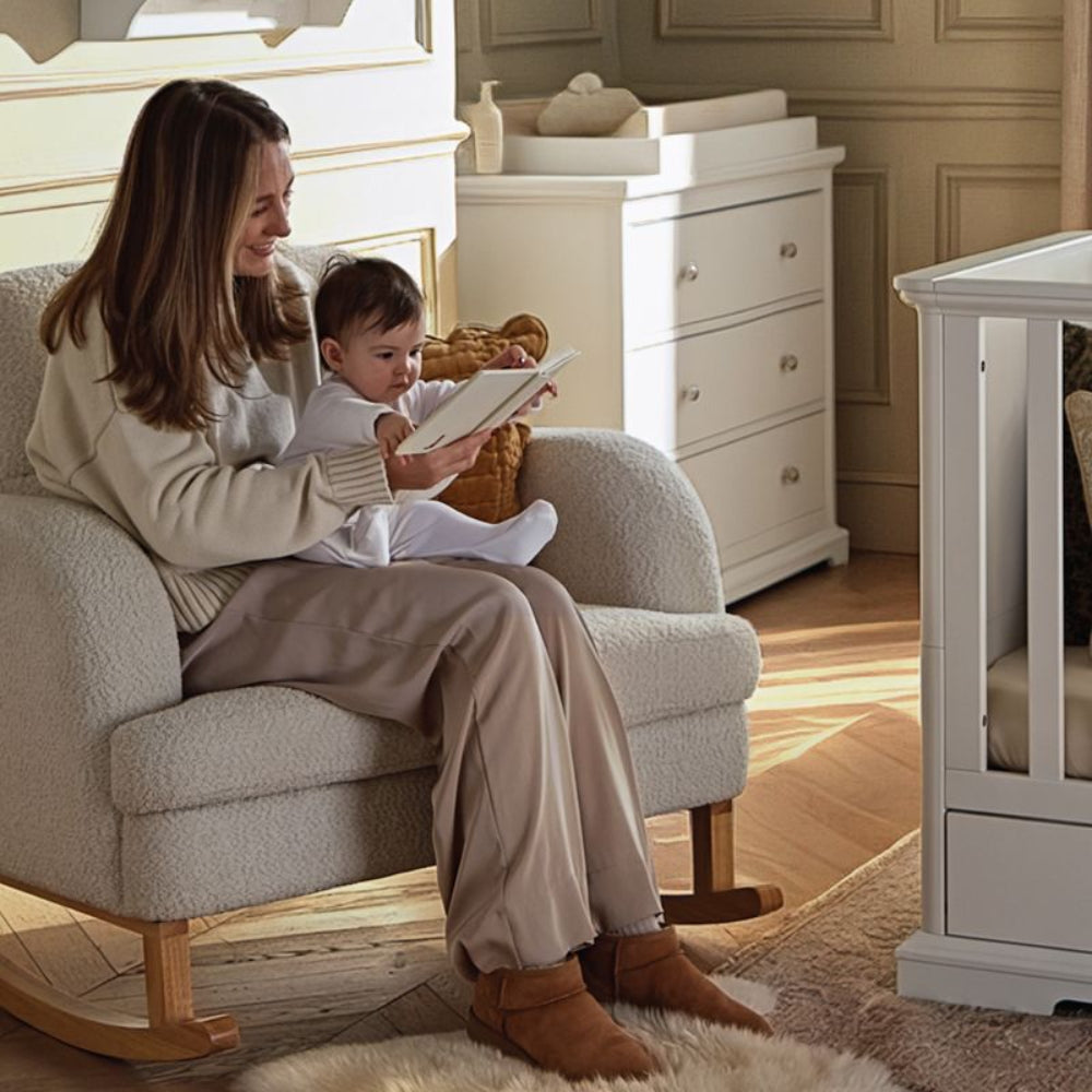 CuddleCo Etta Cuddle Chair, Boucle Mushroom