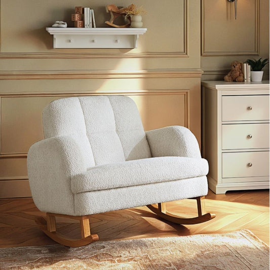 CuddleCo Etta Cuddle Chair, Boucle Off White