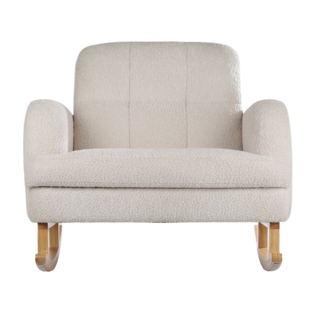 CuddleCo Etta Cuddle Chair, Boucle Mushroom