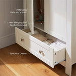 CuddleCo Burford 3pc Room Set, White/Oak