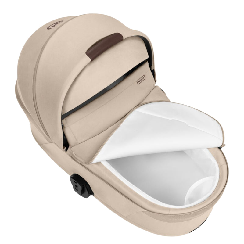 Cybex Balios + Fold Cot Bundle, Almond Beige