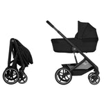 Cybex Balios + Fold Cot Bundle, Moon Black