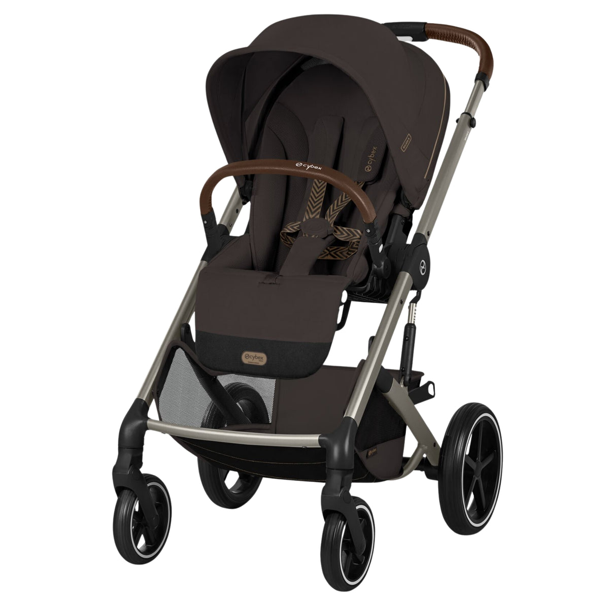 Cybex Balios + Fold Cot Bundle, Chocolate Brown