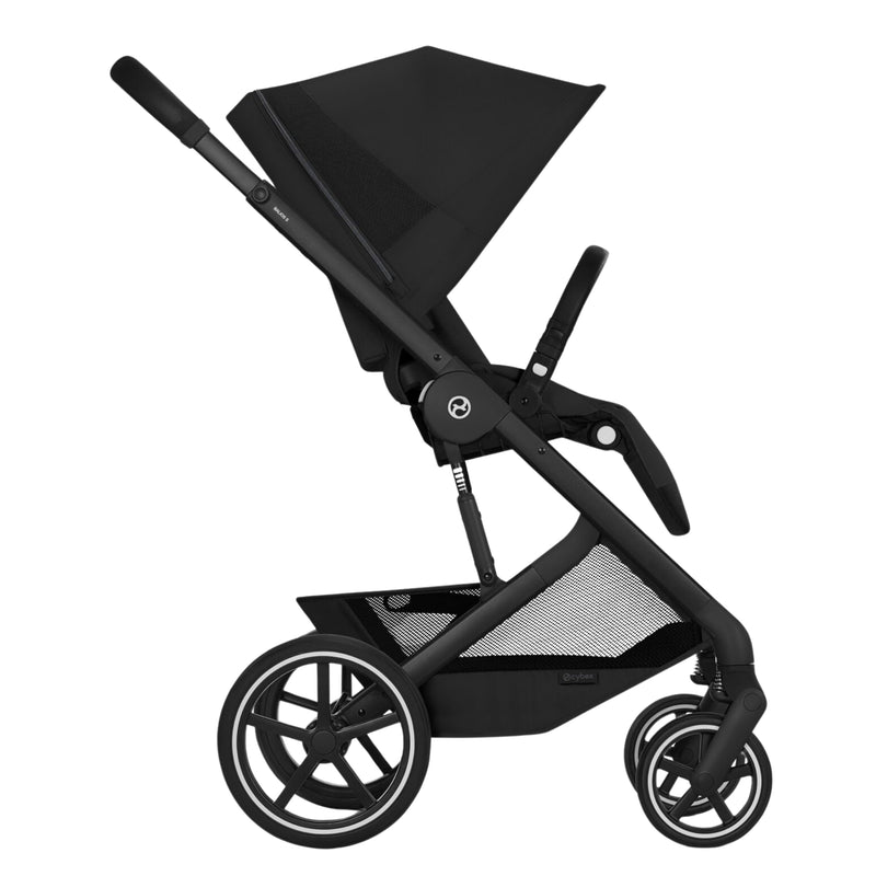 Cybex Balios + Fold Cot Bundle, Moon Black