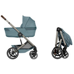 Cybex Balios + Fold Cot Bundle, Stormy Blue