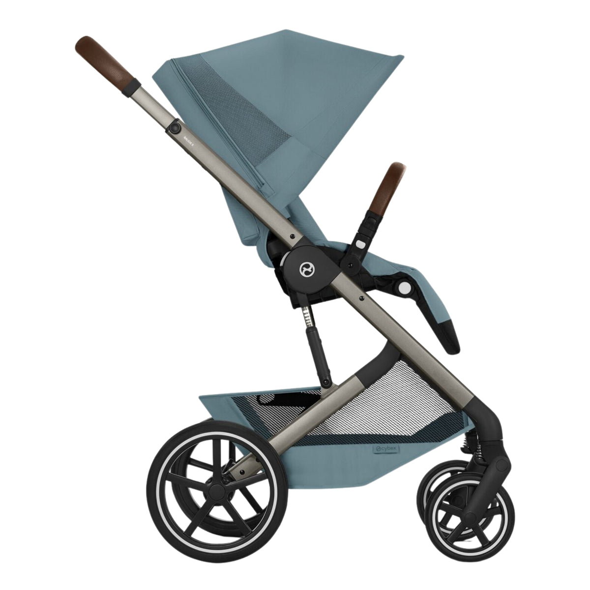 Cybex Balios + Fold Cot Bundle, Stormy Blue