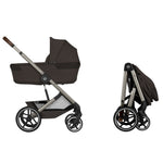 Cybex Balios + Fold Cot Bundle, Chocolate Brown