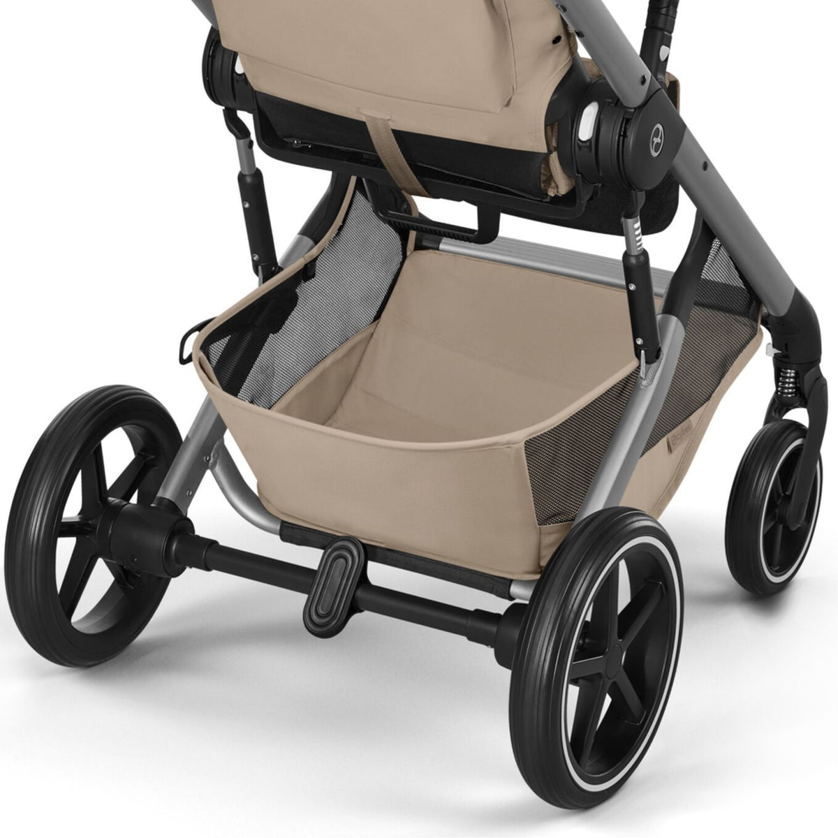 Cybex Balios + Fold Cot Bundle, Almond Beige